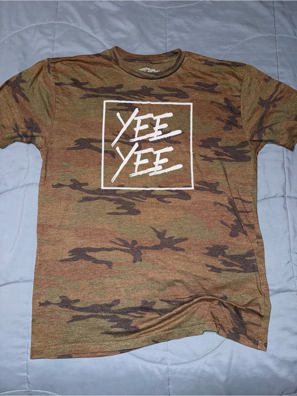 Yee Yee Camo Short Sleeve Graphic Tee - Olive/Brown